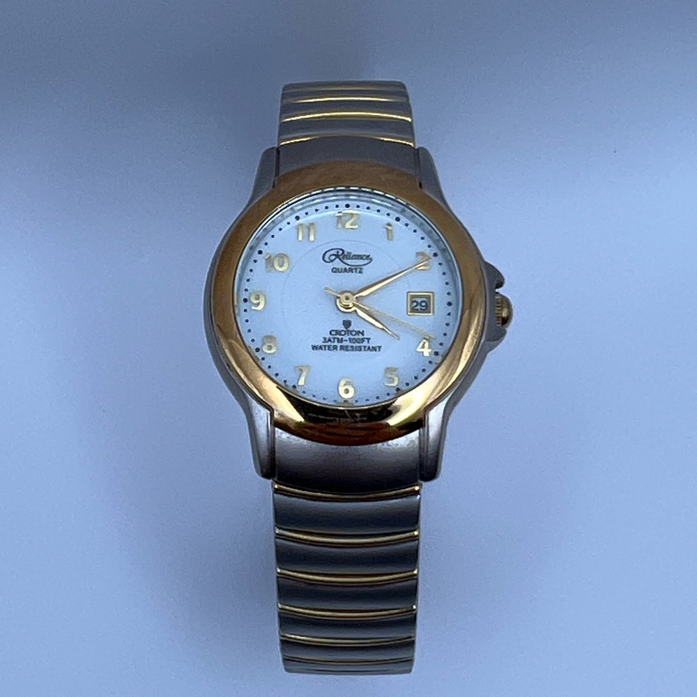 Vintage Croton Wrist Watch- Two Tone